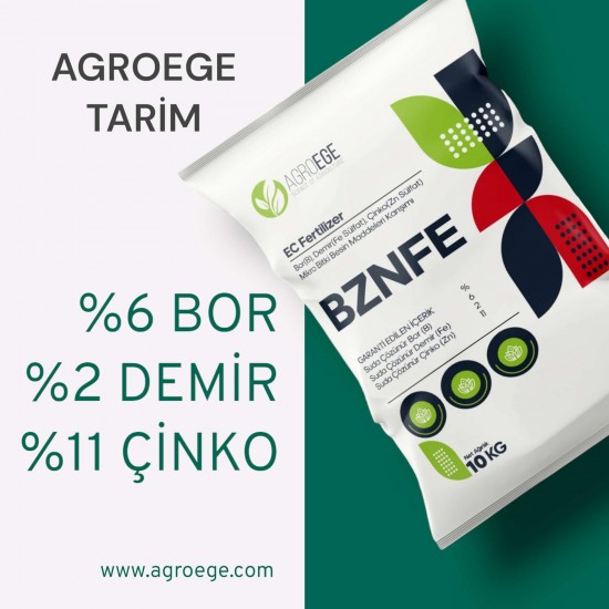 Agreoge Bznfe % 6 bor % 2 demir %11 çinko 10 kg Agreoge Bznfe % 6 bor % 2 demir %11 çinko 10 kg
