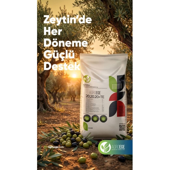 20.20.20 +TE 25 kg KLORSUZ NPK GÜBRESİ