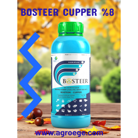 Bostee Cupper %8 lik sıvı bakır 1 lt Bostee Cupper %8 lik sıvı bakır 1 lt