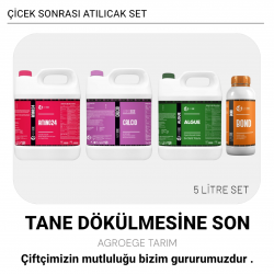 Agroege çicek sonrası muhteşem üçlü set 5 litre