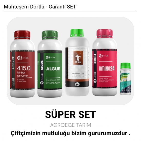 AGROEGE ÇİCEK TUTTURUCU TİM BOSTEER 4-15-0 - ORİON-ALGUE-AMİNO 24 AGROEGE ÇİCEK TUTTURUCU TİM BOSTEER 4-15-0 - ORİON-ALGUE-AMİNO 24