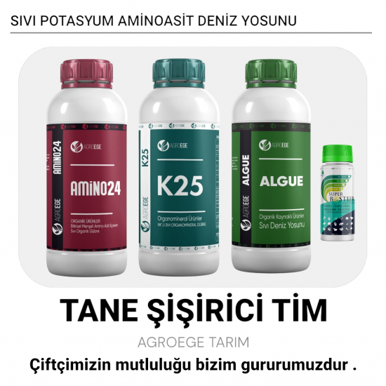 Muhteşem şişirici üçlü - Aminoasit Potasyum Deniz yosunu