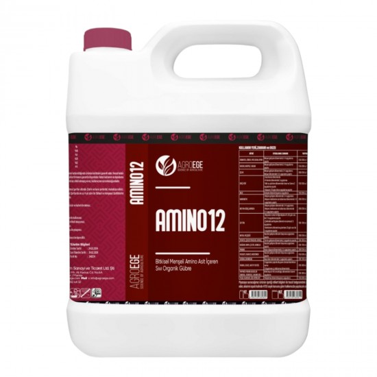 Agroege Amino 12 ( Sıvı aminoasit ) 5 lt Agroege Amino 12 ( Sıvı aminoasit ) 5 lt