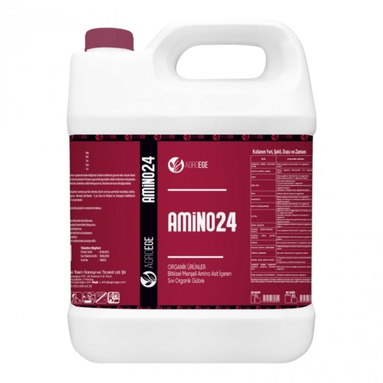 Agroege Amino 24 (Sıvı Aminoasit) Organik Gübre 1 Lt Agroege Amino 24 (Sıvı Aminoasit) Organik Gübre 1 Lt