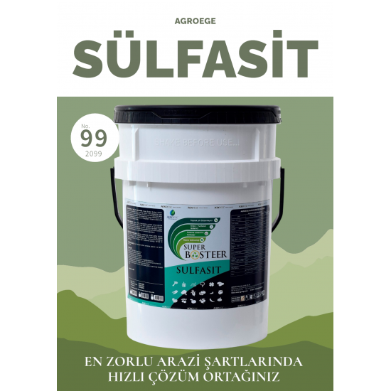 Agroege Bosteer Sülfasit - Toprak pH Düzenleyici 20 LT Agroege Bosteer Sülfasit - Toprak pH Düzenleyici 20 LT