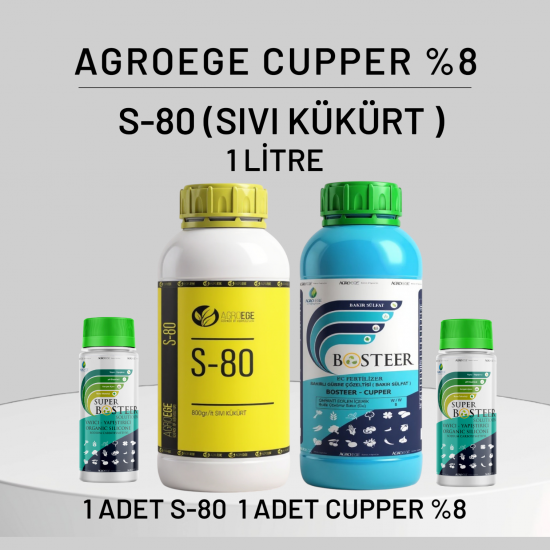 Agroege cupper % 8 - sıvı kükürt s80 Agroege cupper % 8 - sıvı kükürt s80
