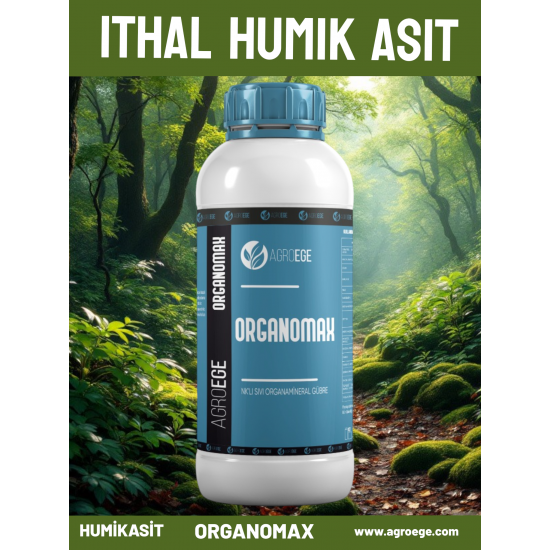 Agroege Organomax ithal humik fulvik asit 1 lt