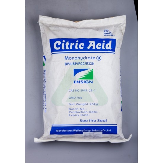 Sitrik asit  ( Citric acid ) 25 kg Ücretsiz kargo